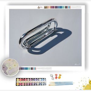 PAPER CLIP SHADOW - Paint by Numbers Full Kit