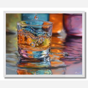 GLASS EDGE DROP - FRAMED