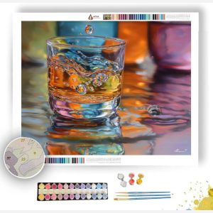 GLASS EDGE DROP - Paint by Numbers Full Kit