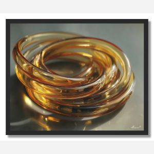 WIRE COIL MACRO - FRAMED