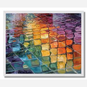 GLASS TILE REFRACTION - FRAMED