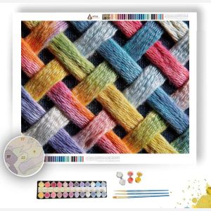 FABRIC WEAVE COLOR - Paint by Numbers Full Kit