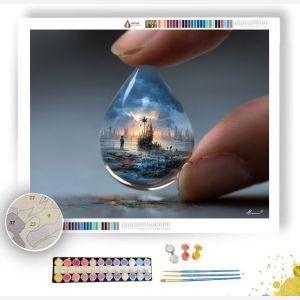 WATERDROP ON SCREEN - Paint by Numbers Full Kit