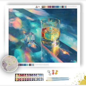 LIGHT THROUGH GLASS EDGE - Paint by Numbers Full Kit