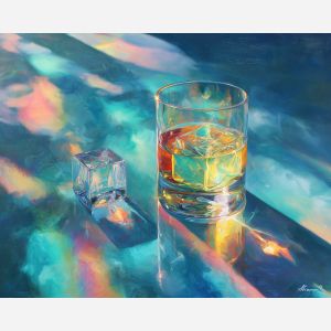 LIGHT THROUGH GLASS EDGE