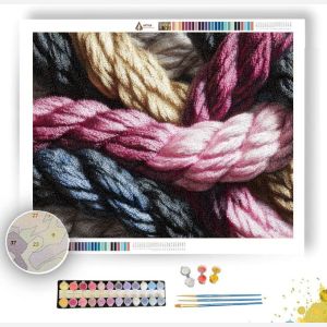 COLORED THREAD LOOP - Paint by Numbers Full Kit