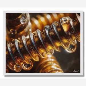 SCREW THREAD LIGHT - FRAMED