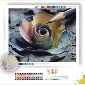 PENCIL SHAVINGS LIGHT - Paint by Numbers Full Kit