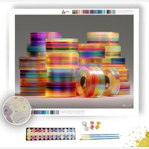 COLORED TAPE MACRO - Paint by Numbers Full Kit