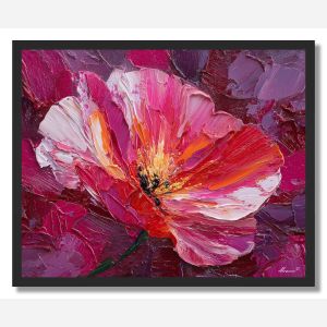 MAGENTA BLOOM - FRAMED