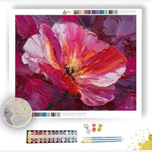 MAGENTA BLOOM - Paint by Numbers Full Kit