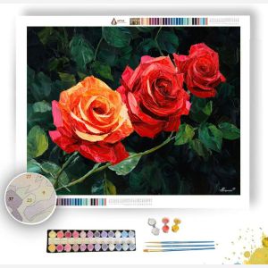 ROSE MELODY - Paint by Numbers Full Kit