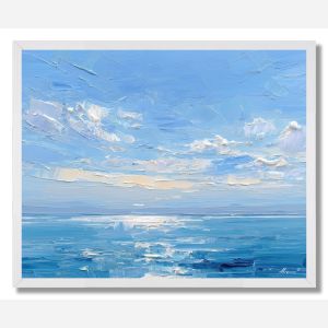 BLUE HORIZON - FRAMED