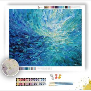TURQUOISE SEA - Paint by Numbers Full Kit
