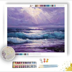 PURPLE SURF - Paint by Numbers Full Kit