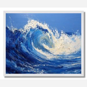 SUNLIT WAVE - FRAMED