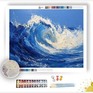 SUNLIT WAVE - Paint by Numbers Full Kit