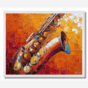 SAXOPHONE HEAT - FRAMED
