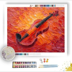 VIOLIN GLOW - Paint by Numbers Full Kit
