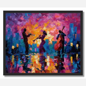 JAZZ NIGHT - FRAMED