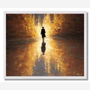 GOLDEN STRANGER - FRAMED