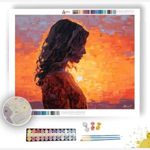 SUNSET PORTRAIT - Paint by Numbers Full Kit