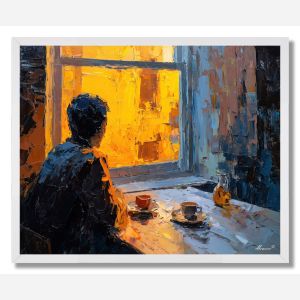 MORNING COFFEE - FRAMED