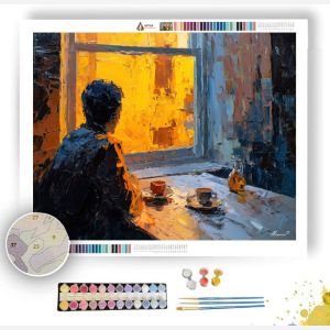MORNING COFFEE - Paint by Numbers Full Kit