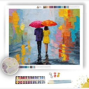 WALK IN THE RAIN - Paint by Numbers Full Kit