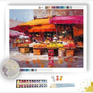 MORNING MARKET - Paint by Numbers Full Kit
