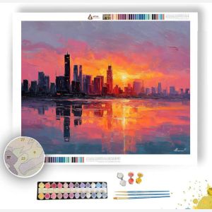 URBAN SUNSET - Paint by Numbers Full Kit