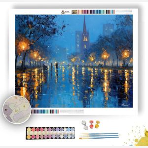 TWILIGHT PLAZA - Paint by Numbers Full Kit