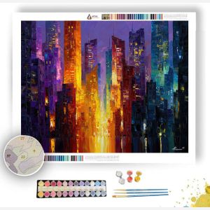 CHROMATIC CITY - Paint by Numbers Full Kit