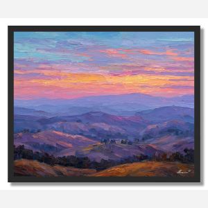 DAWN OVER RIDGE - FRAMED