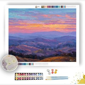 DAWN OVER RIDGE - Paint by Numbers Full Kit