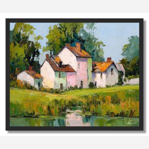 PASTEL COUNTRY - FRAMED