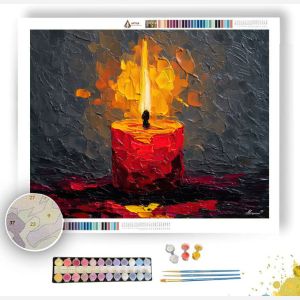 CANDLE GLOW - Paint by Numbers Full Kit