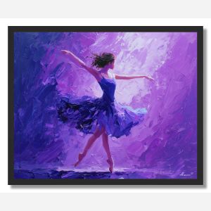 VIOLET STAGE - FRAMED