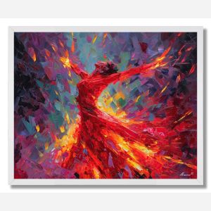 FIRE DANCER - FRAMED