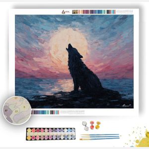 WOLF SILENCE - Paint by Numbers Full Kit