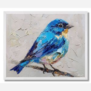 BLUE BIRD SONG - FRAMED