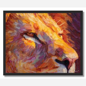 LION LIGHT - FRAMED