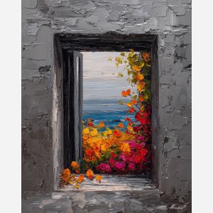 WINDOW TO SUMMER B&W