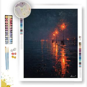 ORANGE REFLECTION B&W - Paint by Numbers Full Kit