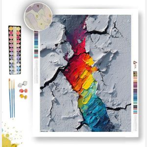 COLOR BREAK B&W - Paint by Numbers Full Kit