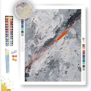 WHITE SILENCE B&W - Paint by Numbers Full Kit