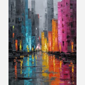 CITY IN COLOR BAND B&W