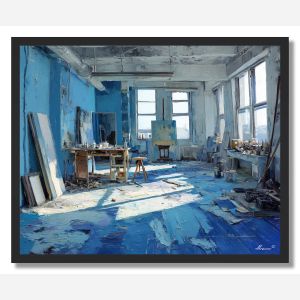 BLUE STUDIO - FRAMED