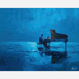 PIANO IN BLUE