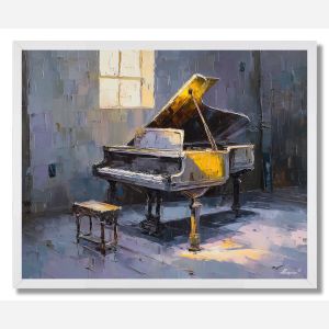 MUSIC ROOM EVENING - FRAMED